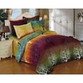 thumbnail image 2 of Swanson Beddings Rainbow Tree 3Pc Duvet Bedding Set: Duvet Cover And Two Pillow Shams (Queen), 2 of 5