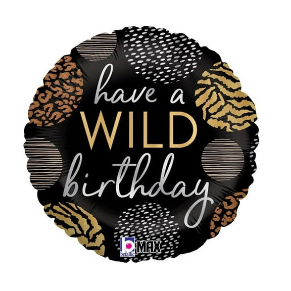 Betallic - 18 Wild Birthday Mylar Balloon #237