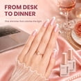 thumbnail image 7 of Beetles Pink Glitter Gel Polish Set, 6 Colors Jelly Gel Polish Kit, 7 of 7