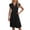 Dresses-438Black, variant on Summer Dress for Women Flutter Sleeve Midi Dress V-Neck Tiered Dress With Pockets Empire Waist Casual Daily Beach Vacation Wear