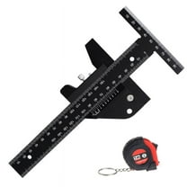Scale Metric Measure Scribing Ruler Woodworking Marking Tool