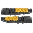 thumbnail image 2 of Reposapiés 1 Par Universal De Aluminio Reposapiés Pedal Reposapiés Amarillo, 2 of 8