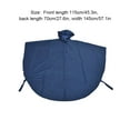 thumbnail image 4 of Guardoinrt Poncho Imperméable en PVC avec Bande Réfléchissante pour Utilisateurs de Fauteuil Roulant Poncho Non Toxique en PVC Bleu 1ensemble, 4 of 6