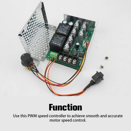 justharion DC 12V 24V 48V 40A 2000W PWM Motor Speed Simple Operation ...