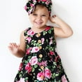 thumbnail image 7 of Newborn Baby Girl Kid Sleeveless Party Floral Dress Wedding Pageant Formal Dresses Sundress Clothes, 7 of 7
