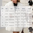 thumbnail image 3 of Miqool Women's Faux Fur Coat Lapel Collar Long Sleeve Warm Winter Coat with Pockets and Belted, 3 of 8