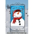 thumbnail image 4 of Toland Home Garden Smiling Snowman Winter Flag Double Sided 28x40 Inch, 4 of 5