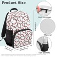 thumbnail image 7 of HUIACONG Baseball Print School Backpack for Boys Age 6-18 Large Capacity Durable Water-Resistant Bookbag for Elementary Middle High School Daily Use Sports Activities, 7 of 7