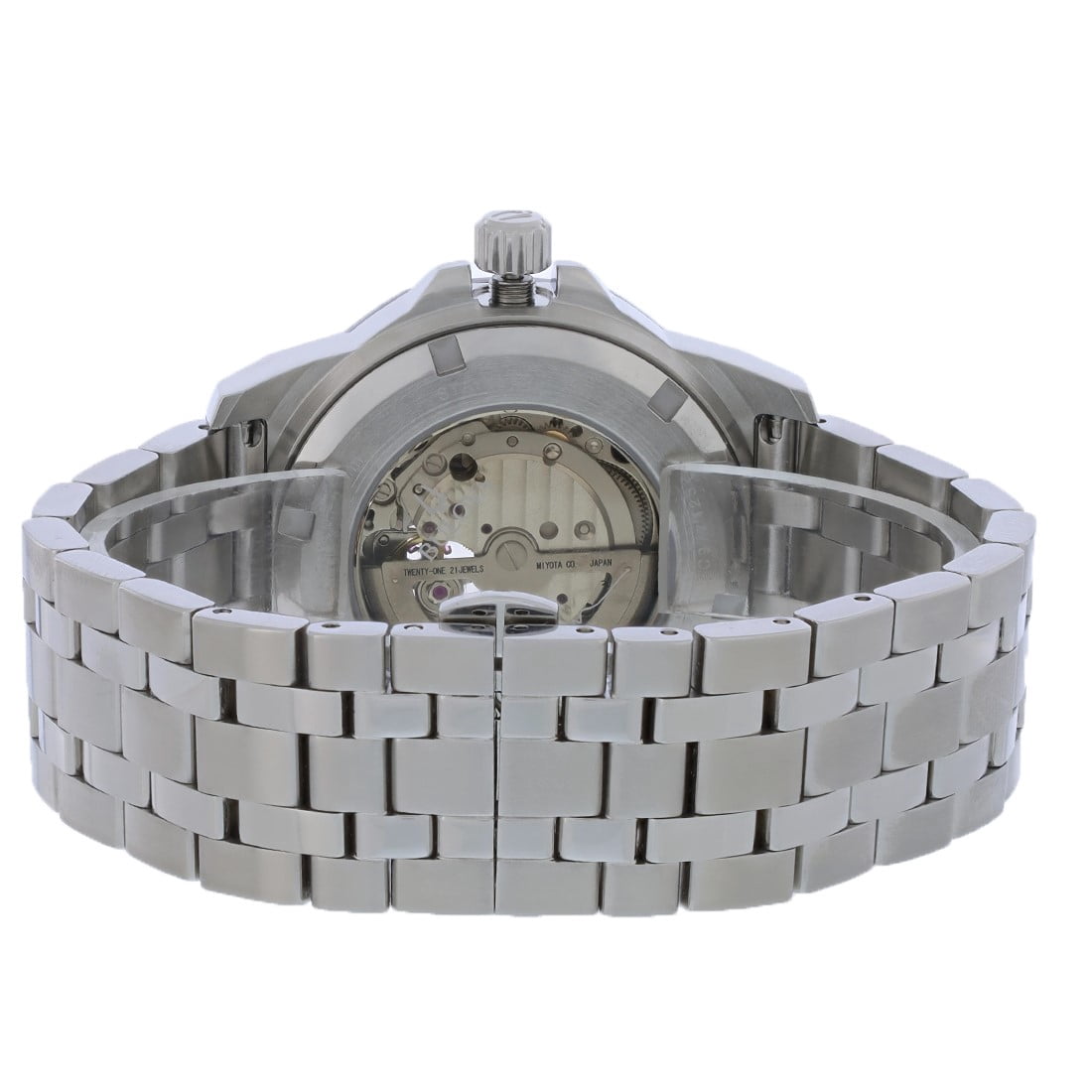 Bulova Marc Anthony Marine Star Men's Stainless Blue Dial Automatic Watch 98D184
