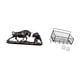 thumbnail image 5 of Escultura de animal de ganado, , oso y toro de Feng Shui moderno, obra de arte china para escritorio, regalo de cumpleaños, estatua contemporánea, 5 of 8