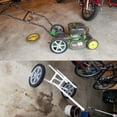 thumbnail image 3 of 12" Spoked Plastic Wheel and Tire,  Universal Replacement Wheel for Lawn Mowers and DIY Trolley Wagon Cart 10 Pack    RR, 3 of 8