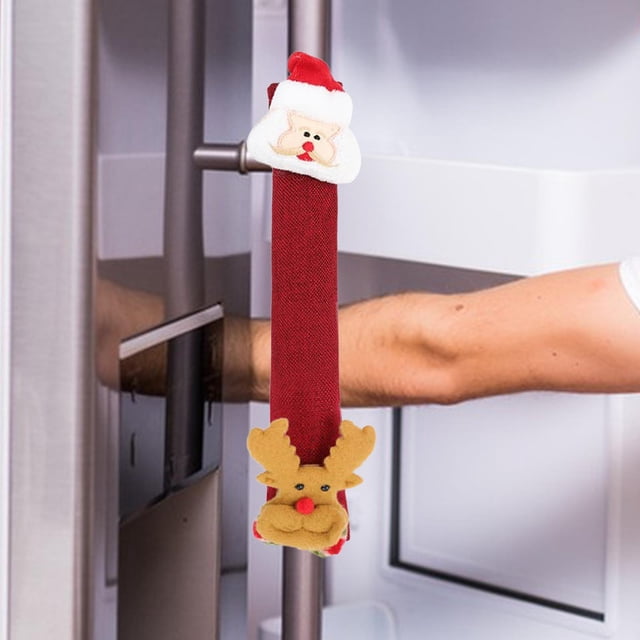 Fridge Microwave Door Handle Protector Practical for Fridge New Year Freezer B