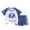Dark Blue, variant on Odeerbi Kids Boys 2 Piece Outfits Cartoon Cotton T-shirt Shorts Set Summer Clothes Baby Cute Printed Round Neck Short Sleeve Shorts Set Purple