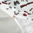 thumbnail image 3 of Castle Fairy Cute Cartoon Hunting Deer Duvet Cover King,Maple Leaf Animal King Bedding,Brown Green White,Grey Reversible,3 Pieces,No Comforter,1 Duvet Cover and 2 Pillowcases, 3 of 5