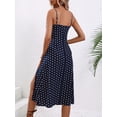 thumbnail image 6 of AURA Women Floral Spaghetti Strap Summer Dress Split Midi Sexy Vacation Dress, 6 of 7