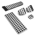 thumbnail image 1 of Stainless Steel Gas Brake Pedal Accelerator Brake Pedal Pad Set For Mercedes-Benz AMG CES GLC GLK SLK CLS SL Class MT & Rest Pedal, 1 of 4