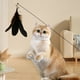 thumbnail image 5 of Mom's Best Pluma interactiva, juguete para gatos con cascabeles, ideal para gatos de interior para perseguir y hacer ejercicio., 5 of 6