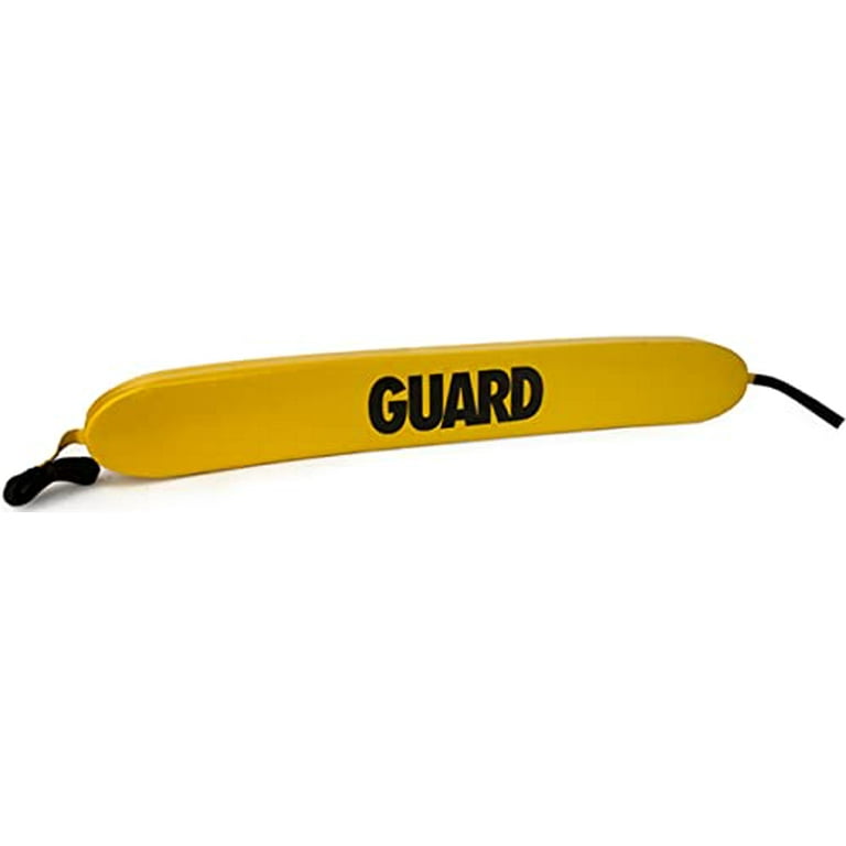 50 Inch Standard Rescue Tube - Yellow Lifeguard Safety Equipment With 66 Inch Tow Line