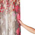 thumbnail image 4 of JOOCAR Happy Valentines Day Shower Curtain Red Falling Hearts Pattern Balloons Spots on Vintage Wood Backdrop Love Bathroom Sets with 12 Hooks,Polyester Fabric 72x72 Inch, 4 of 7