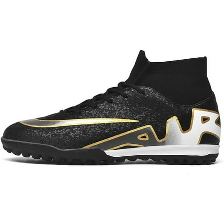 

Unisex-Adult Soccer Cleats Lightweight Futsal Training Football Shoes for Big Boys
