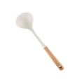 thumbnail image 2 of Large Silicone Cooking Utensils - Heat Resistant Kitchen Utensil with Wooden Handles, Spatula,Turner, Slotted Spoon, Pasta server Optional, Kitchen Gadgets Tools for Non-Stick Cookware, 2 of 10
