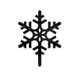 thumbnail image 2 of Ratfeit Christmas Snowflake Yard Signs Xmas Decorative White Snowflake Garden Stakes Winter Holiday Lawn Decorations Sign Decoration with Stake and Clip for Christmas Lawn Decor, 2 of 6