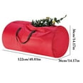 thumbnail image 2 of Coofit Christmas Tree Bag Large Capacity Plastic Xmas Tree Storage Bag Xmas Tree Tote, 2 of 10