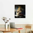 thumbnail image 3 of COMIO Christ in The Storm On The Sea of Galilee by Rembrandt - Baroque Canvas Wall Art - Rembrandt Art Prints - Fine Art Print for Home Livingroom, 3 of 5