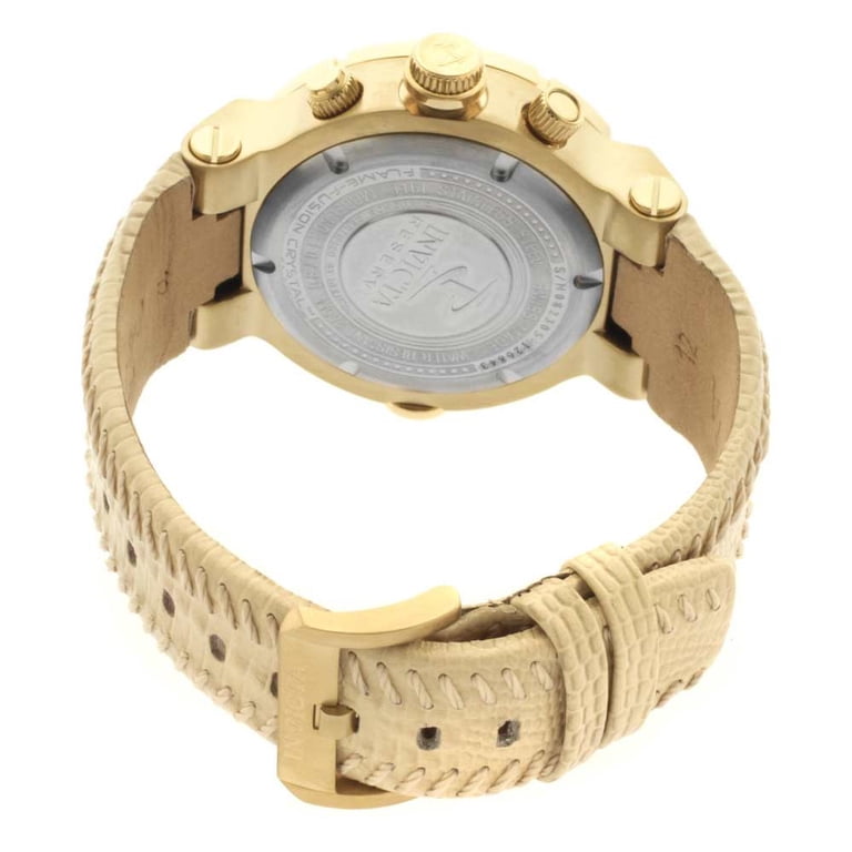 Invicta Gold-Tone Watch with Cream Croc-Embossed Strap Pro Diver model 13929 | InvictaWatch.com main image 2