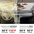 thumbnail image 6 of Cavalier King Charles Spaniel Dog Print Car Windshield Sun Shade Block UV Rays Sun Visor Protector Accordion Folding Sunshade Keep Vehicle Cool&Damage Free 51"x28", 6 of 7