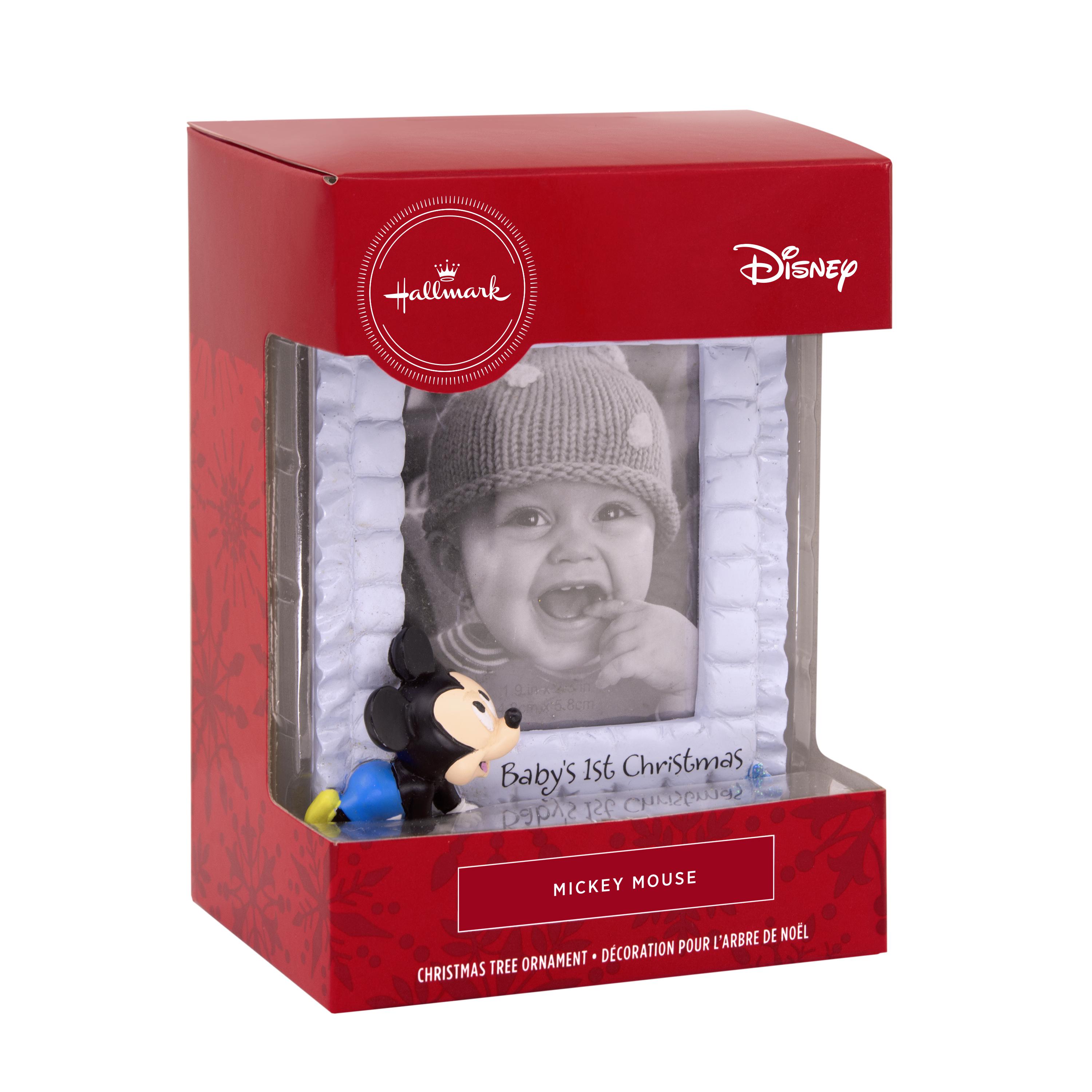mickey mouse baby's first christmas ornament