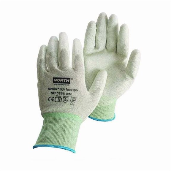 Honeywell North Antistatic Gloves,Gray,2XL,PR NF15ESD/11XXL