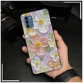 thumbnail image 5 of LYM-Phone Case For Nokia C300 4G, Cute Soft case Silicone Protective Full wrap Durable Graffiti flower Anti-knock Oil Painting Back Cover Cartoon Phone Pouch Waterproof Fashion Design, 5 of 9
