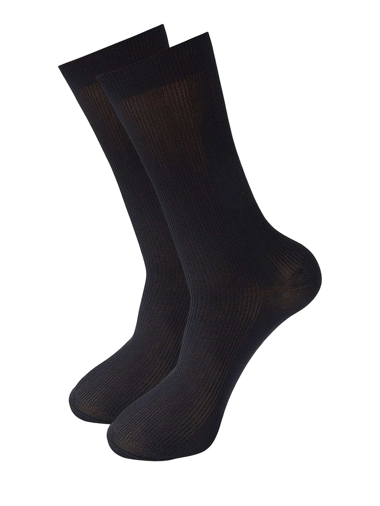 Hanerdun Men Thin Socks Crew Socks, 12-Pack, Black/ Coffee/ Navy Blue ...