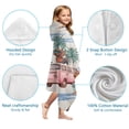 thumbnail image 7 of Dachshunds Tropical Beach Hooded Bath Towel，60"x35" for Ages 3 To 12 Kids, Quick Dry Lightweight Soft Microfiber Hood Beach Towel Cover Up for Kids, 7 of 7