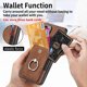 thumbnail image 3 of For Xiaomi 14T Pro Phone Case Leather Back Cover with Card Slots Kickstand - Green, 3 of 5