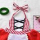 thumbnail image 5 of Newborn Toddler Baby Girls Halter Romper Dress Red Cloak Little Red Riding Hood Outfits Party Cospl-2025, 5 of 5