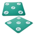thumbnail image 5 of OUNONA 2Pcs Dark Green Fencing Targets with Dual Sided Design Durable Self Training Accessories for Wall Mount, 5 of 8