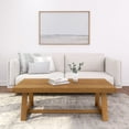 thumbnail image 2 of Plank+Beam Farmhouse Coffee Table, 54" Solid Wood Tables for Living Room, Rectangular Center Table, 2 of 10