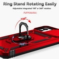 thumbnail image 5 of Estuche GANGXUN para Samsung Galaxy A05, soporte giratorio 360°, estilo mecánico y magnético, 5 of 5