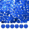 thumbnail image 1 of Uxcell Lot de 6 Paillettes Rondes Plates de 10 mm pour Projets DIY/couture [Bleu Saphir], 1 of 6