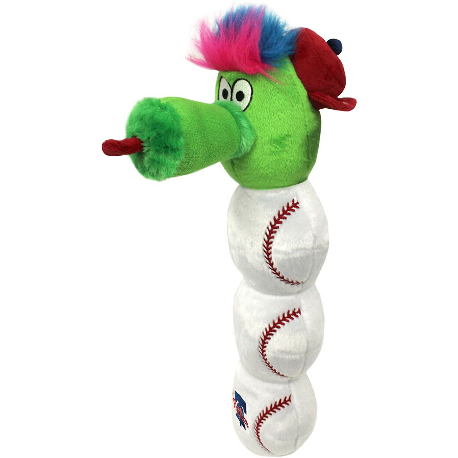 Pets First MLB Philadelphia Phillies Mascot Dog Toy, Licensed soft plush poly filled with 5 SQUEAKERS
