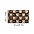 thumbnail image 3 of Checkered Ghost Coir Doormat Halloween Decorations Outdoor, Weather Resistant Non Slip Entryway Mat for Front Porch Halloween Party Home Decor, 3 of 8