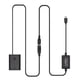 thumbnail image 1 of Cámara Batería ficticia Irfora Cable USB tipo C PD a NP-FZ100 reemplazo de acoplador de CC de batería simulada para Sony Alpha A7S III A6600 A7 III A7R III A7R IV A9 A9 II A9R A9S Irfora Batería ficticia, 1 of 7
