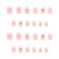 thumbnail image 1 of 24 Piezas de uñas postizas para El Día de San Valentín Sunnimix Corazones Rojos y blancos Elegantes Extensiones de uñas para MUJERES y niñas, 1 of 8