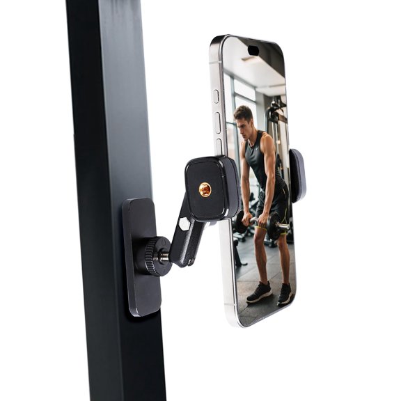 Soporte magnético para celular Leenconghui para gimnasio, 360° para teléfonos de 4,7 a 7''