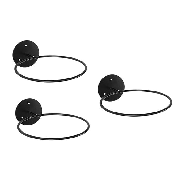 3pcs Sports Wall Holder Metal Basketballs Rack Hook Display Wall Storage Shelf for Basketball Volleyball Soccer Supplies