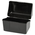 thumbnail image 1 of Merangue Index Card Box Holder, 4" x 6", Black, 1 of 1