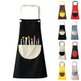 thumbnail image 4 of ZACPNCV Kids Apron Adjustable Children Chef Art Smock with Pocket for Girl Boy Activity Coffee 3-5 Years, 4 of 4