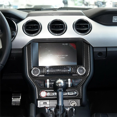 thumbnail image 4 of 2X ABS Carbon Fiber Stickers Decals Central Control Panel Interior Trim Cover for 2015-2020, 4 of 5